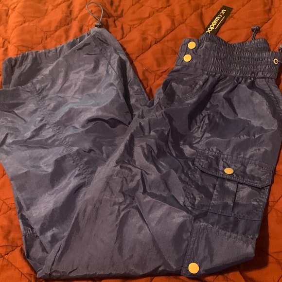 Papermoon Royal Blue Gathered Pants - Picture 1 of 12